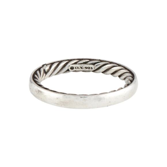 David Yurman Sterling Silver Inside Out Twisted Cable - Picture 2 of 8